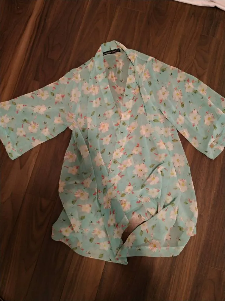 Sheer Kimono Top photo 1