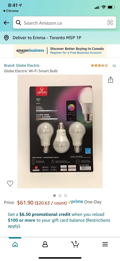 BNNU Globe Colour Changing Lights photo 1