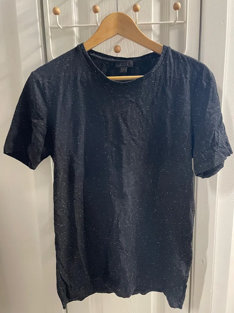 COS Black Speckled Tshirt photo 1