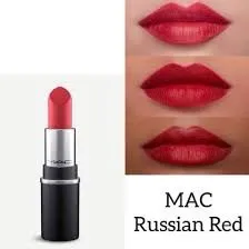(new) Mac Lipstick (shade: Russian Red) photo 1