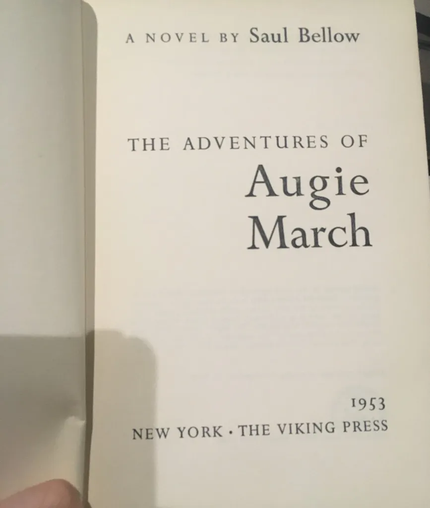 The Adventures Of Augie March By Saul Bellow photo 1