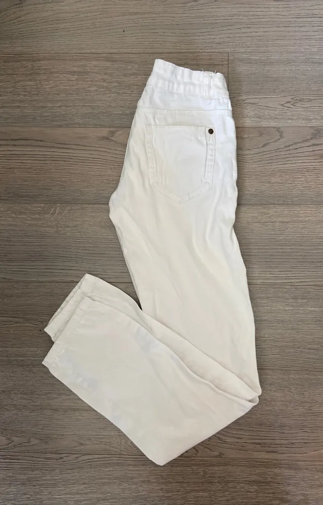 White Low Rude Skinny Jeans photo 1