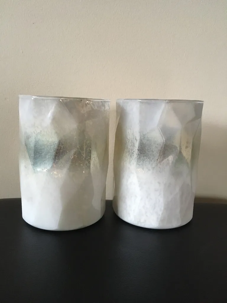Rebunz Two Big Vases for Candles or Plants photo 1