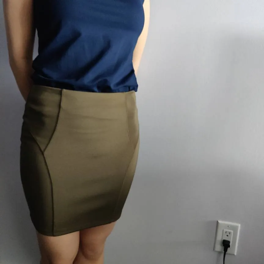 Olive Green Skirt photo 1