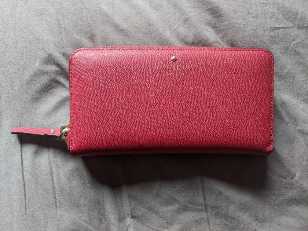 Kate Spade Continental Wallet Cranberry photo 1