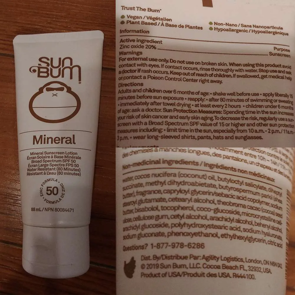 Sun Bum SPF50 Sunblock - Vegan, Cruelty-Free, Non-Nano Zinc, ... photo 1