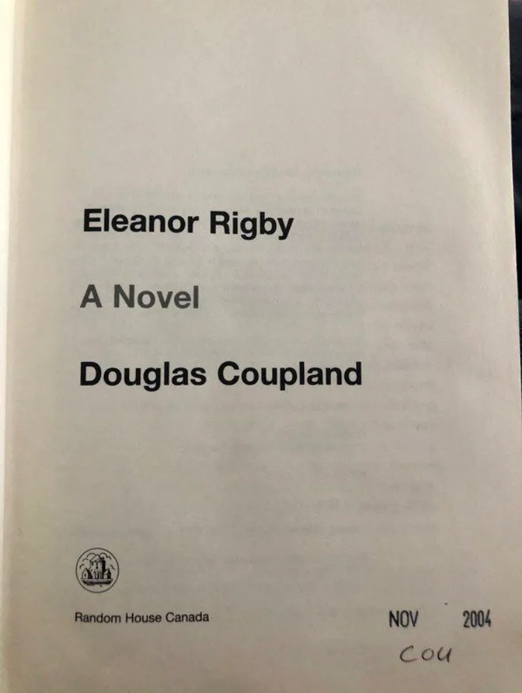 Eleanor Rigby by Douglas Coupland photo 1