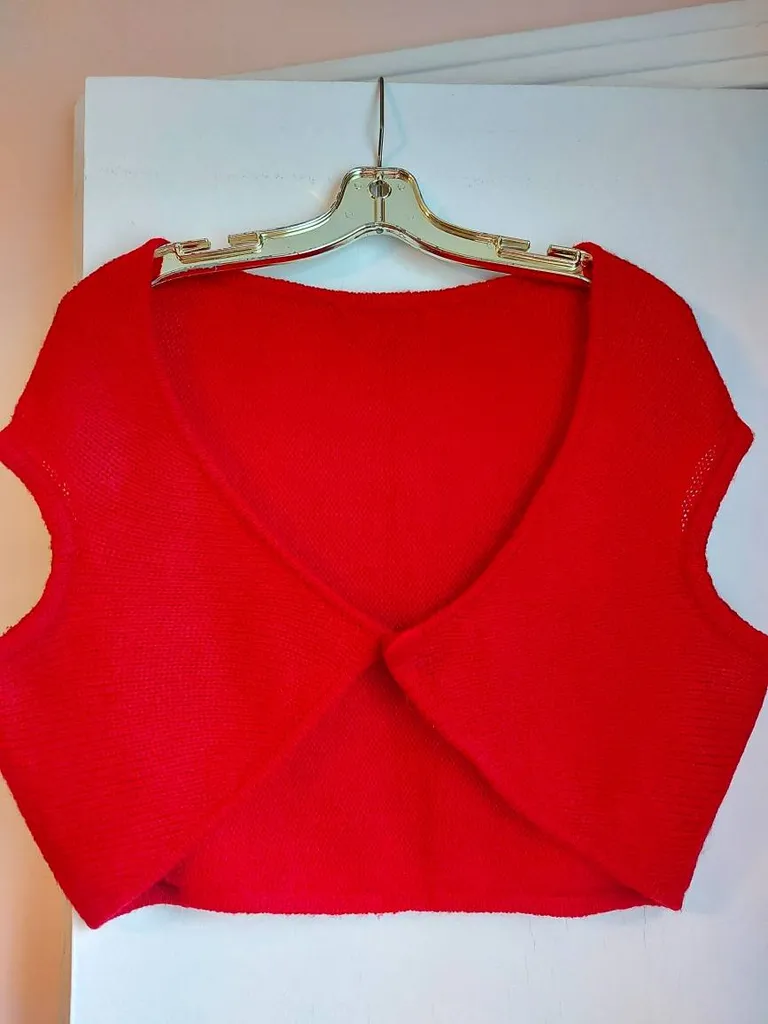 🆓️ Dark Red Bolero photo 1