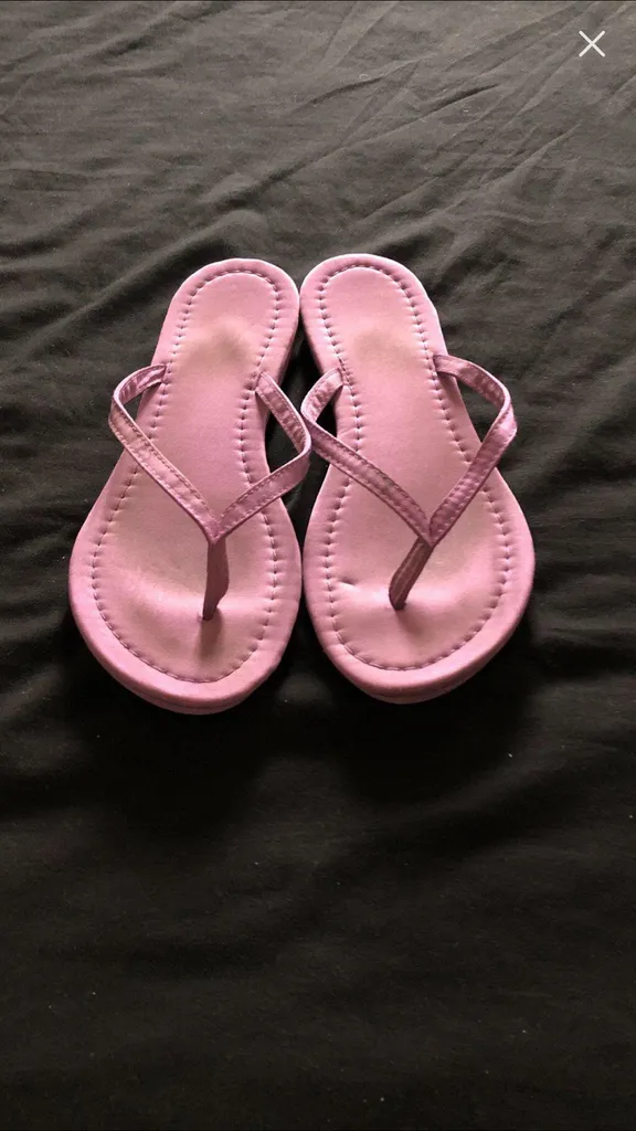 Purple Flip Flops, Size 9 photo 1
