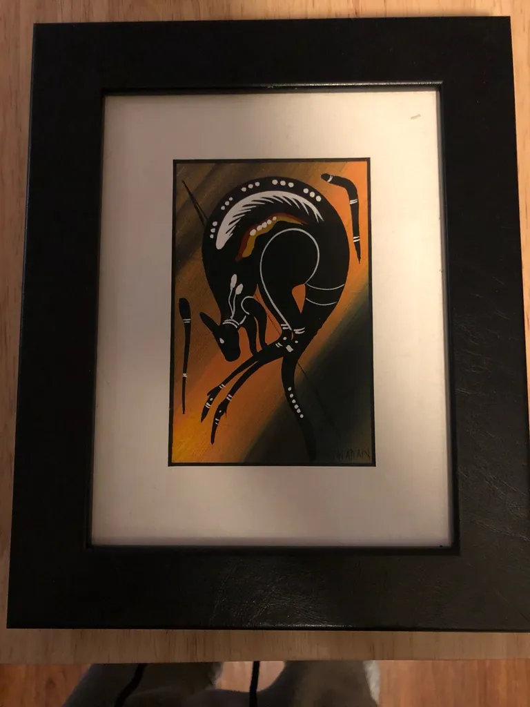 Small Framed Kangaroo photo 1