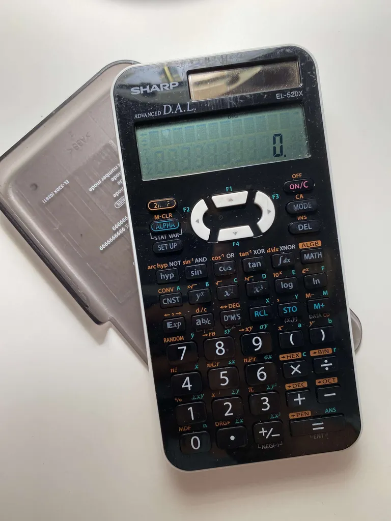 SHARP EL-520X Scientific Calculator photo 1