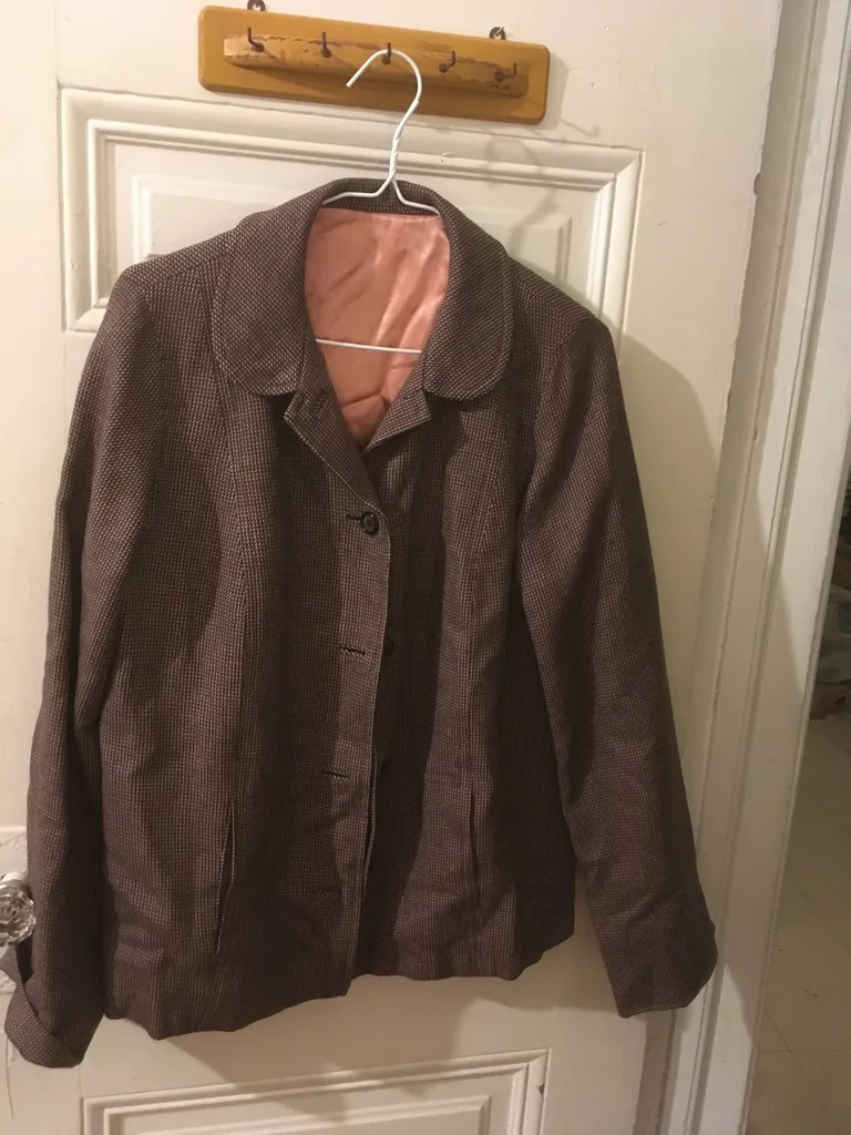 S/m. Vintage Swing Jacket With Sweet Little Collar photo 1