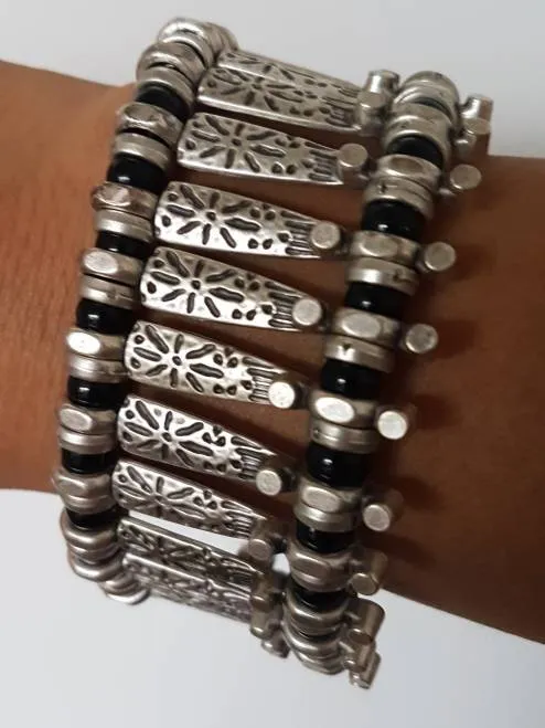 Funky Silver Bracelet photo 1