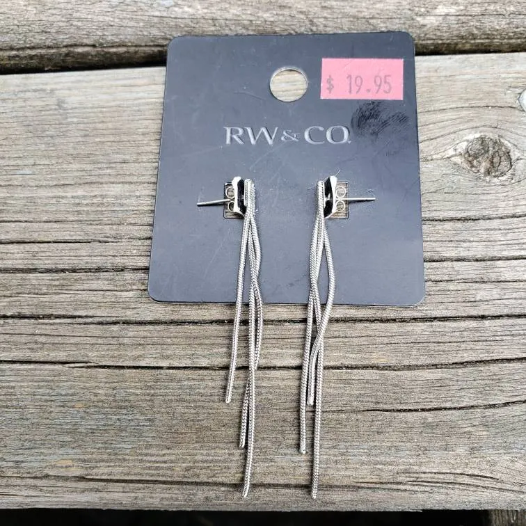 Silver Dangle Earrings photo 1