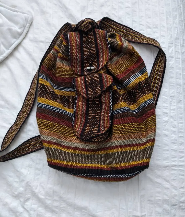 Drug Rug Weaved Fabric Backpack photo 1