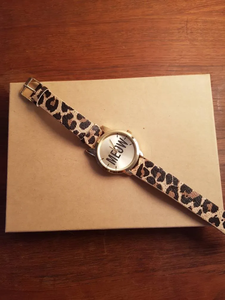 Leopard Print Cat Watch photo 1