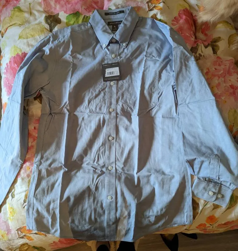 Light Blue Button Up photo 1