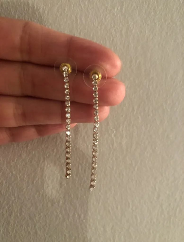 Gold Dangly Earrings photo 1