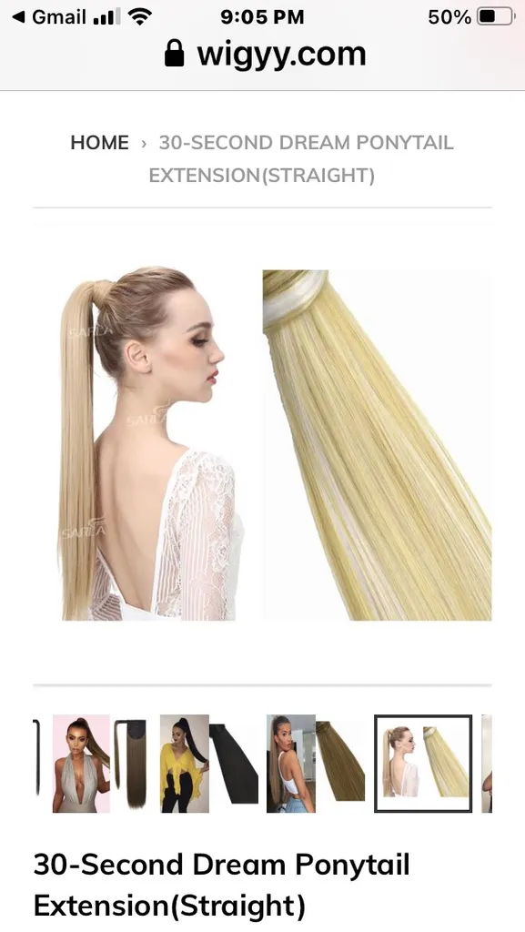 Tess Hair Pony Extension photo 1