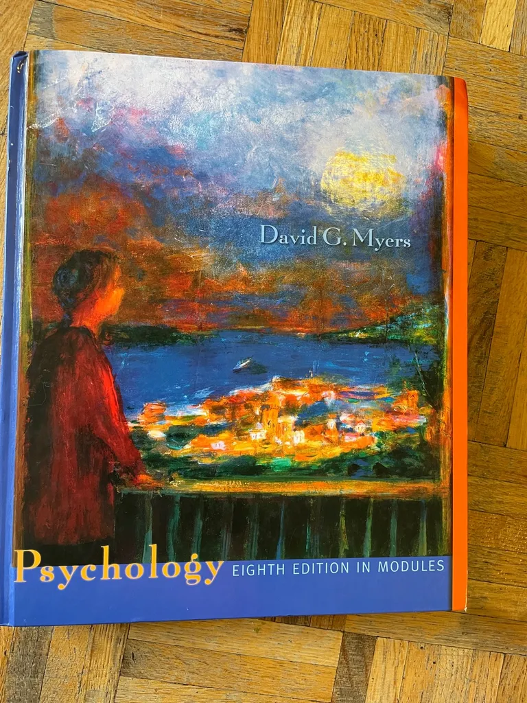 Psychology Textbook By David G. Myers photo 1