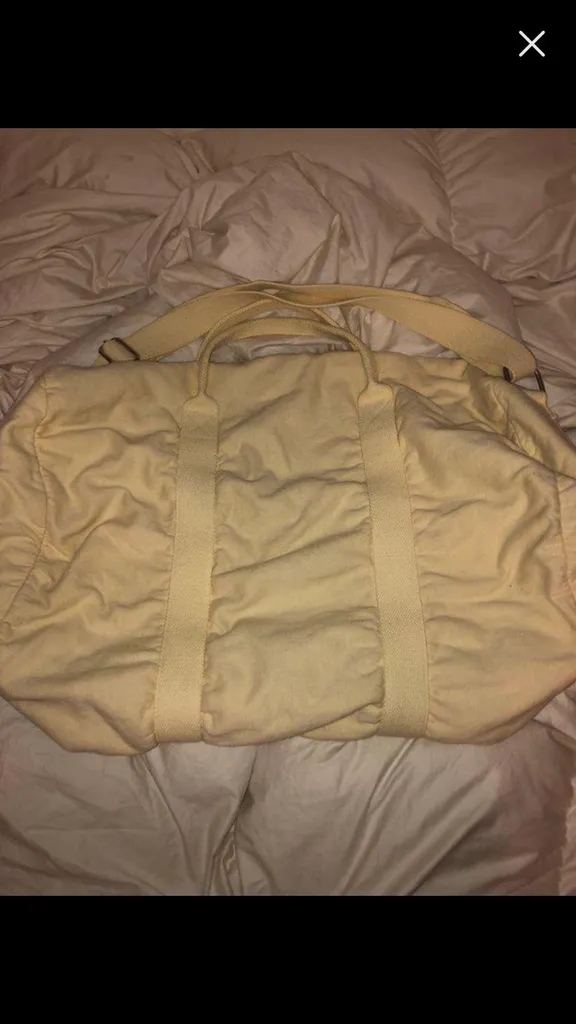 BNWT Brandy Melville Baby Yellow Tote Duffel Bag photo 1
