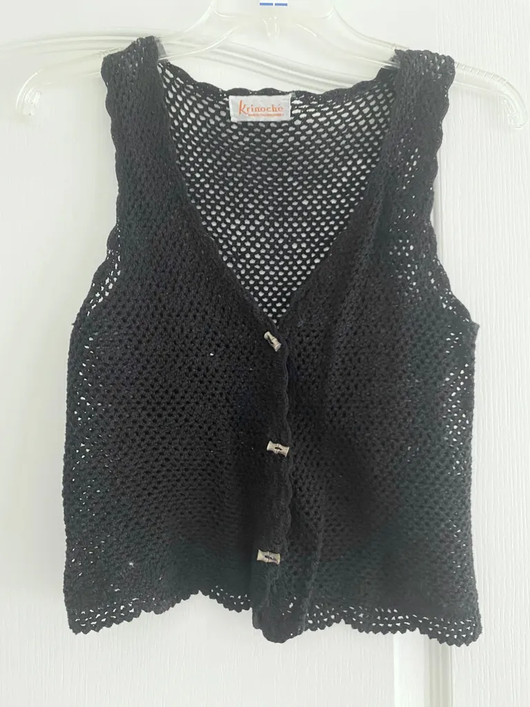 Cute Crochet Short Vest photo 1