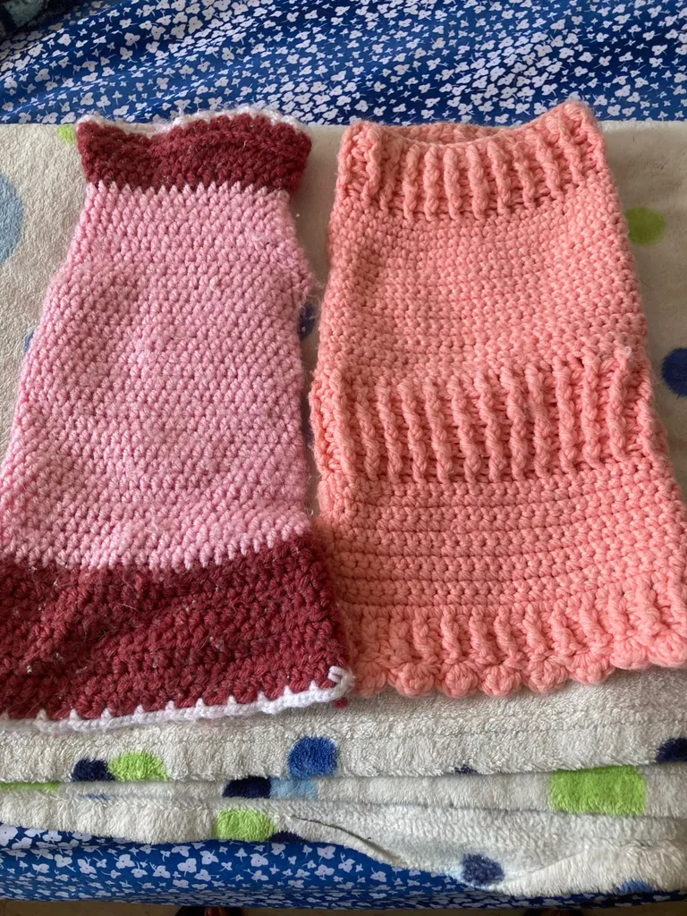 Crocheted Dogs Sweaters Xsmall photo 1