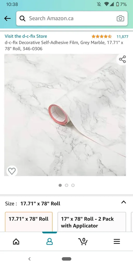 Marble Peel And Stick/Contact Paper photo 1