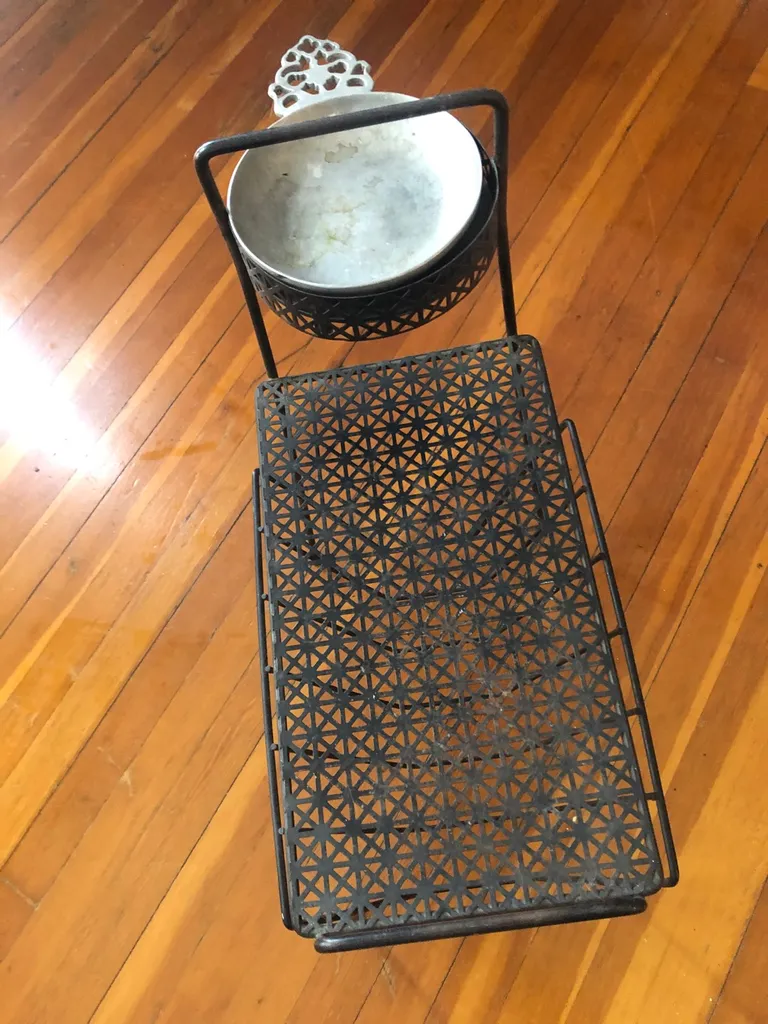 MCM Magazine Rack/ Side Table with Ashtray photo 1