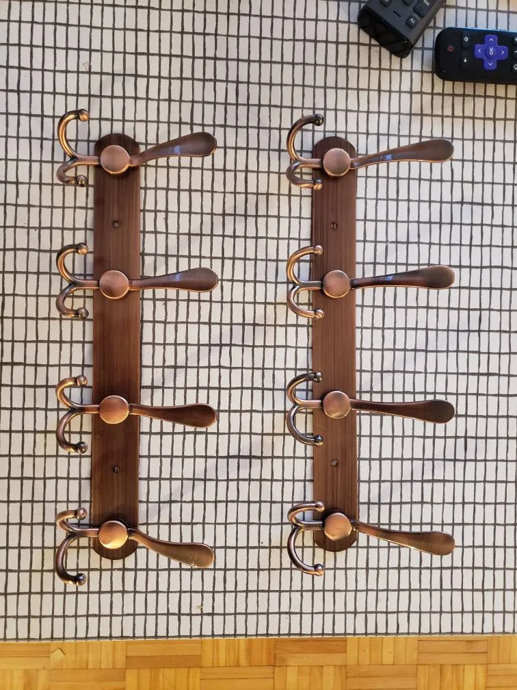 Vintage Copper Wall Hooks photo 1