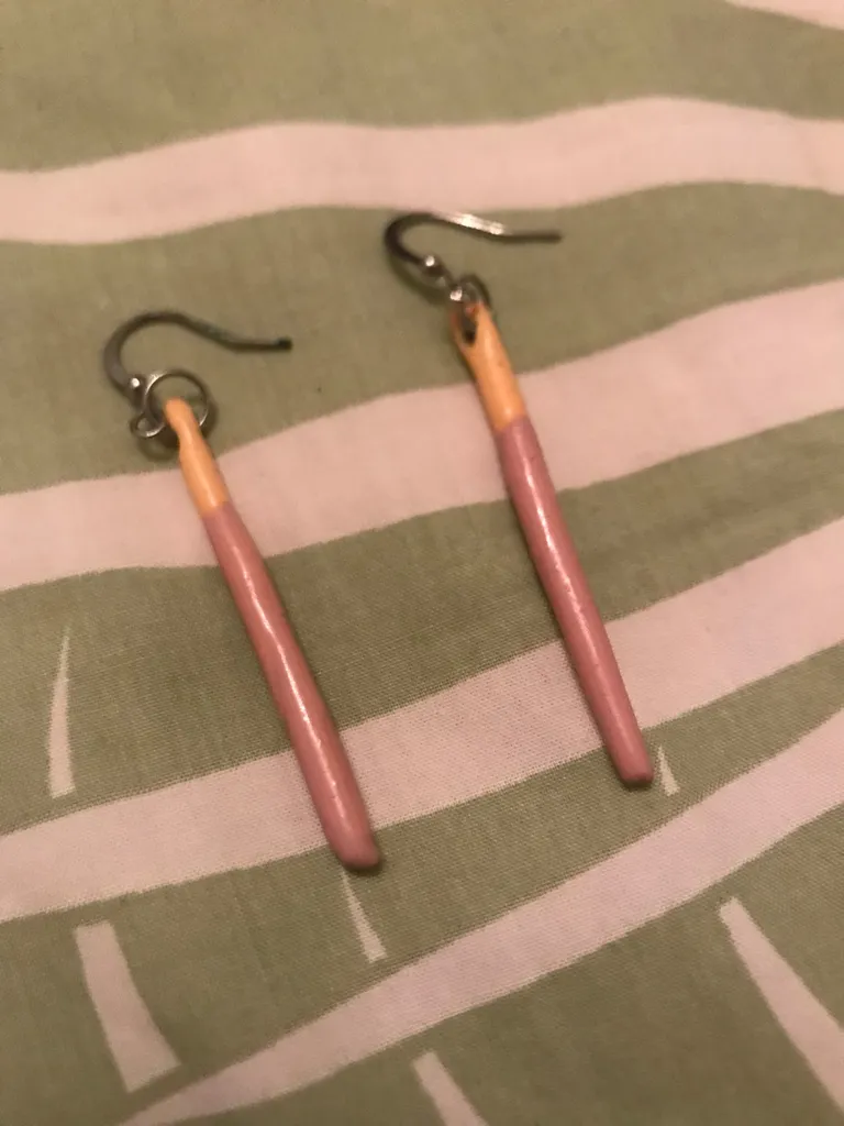 Strawberry Pocky Earrings photo 1