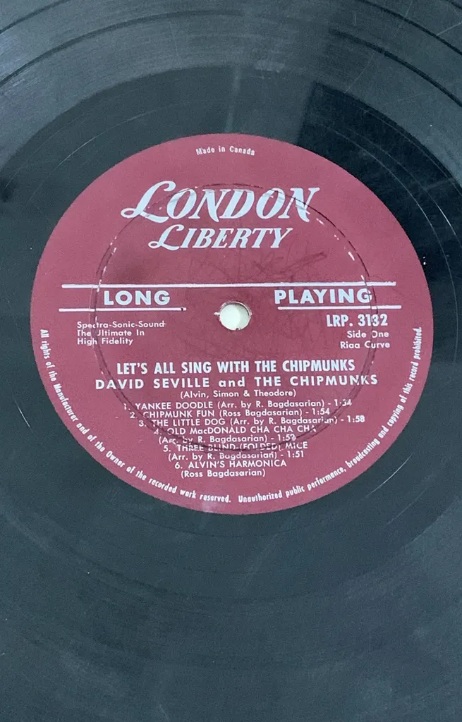 Alvin and The Chipmunks Record photo 1