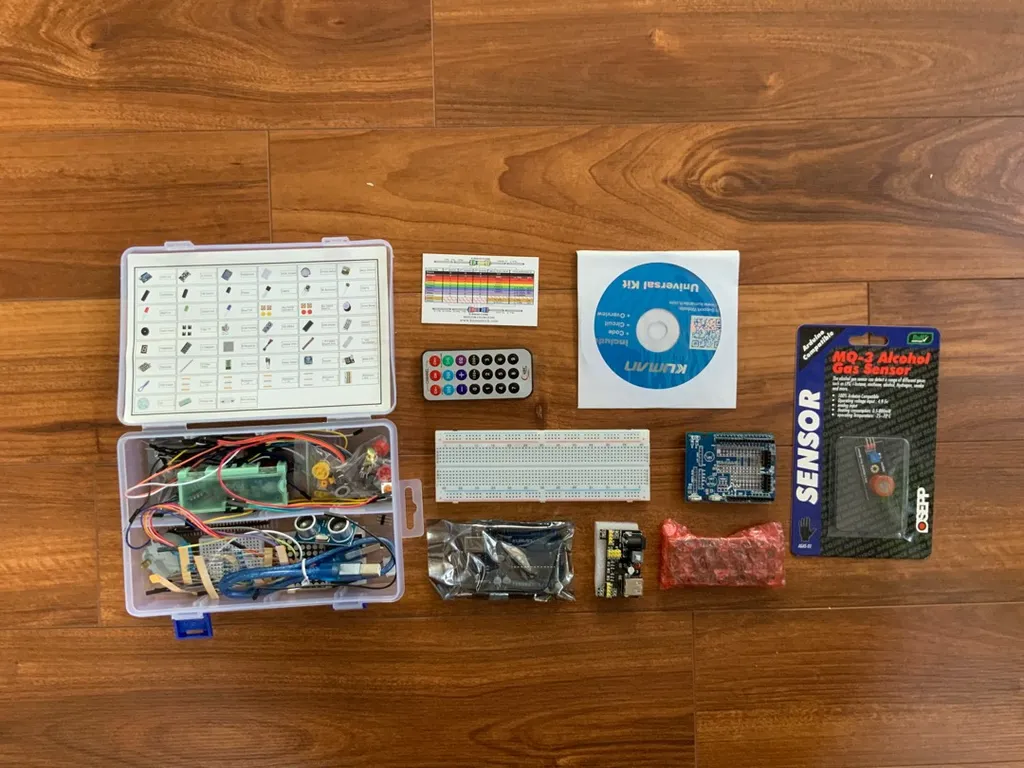 Kuman Uno Kit with Arduino Alcohol Sensor photo 1
