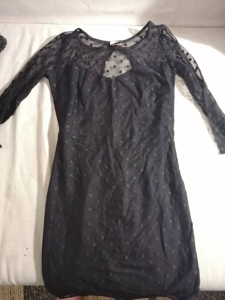 Sexy Sheer Little Black Dress photo 1