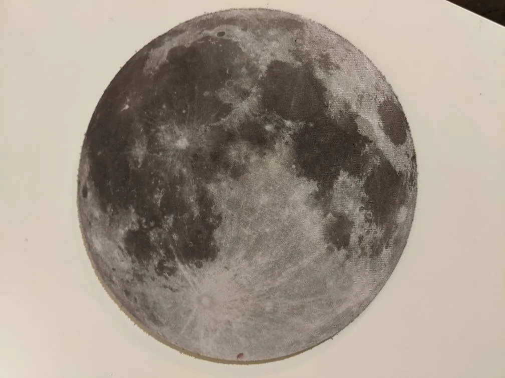 Grey Moon Mousepad photo 1