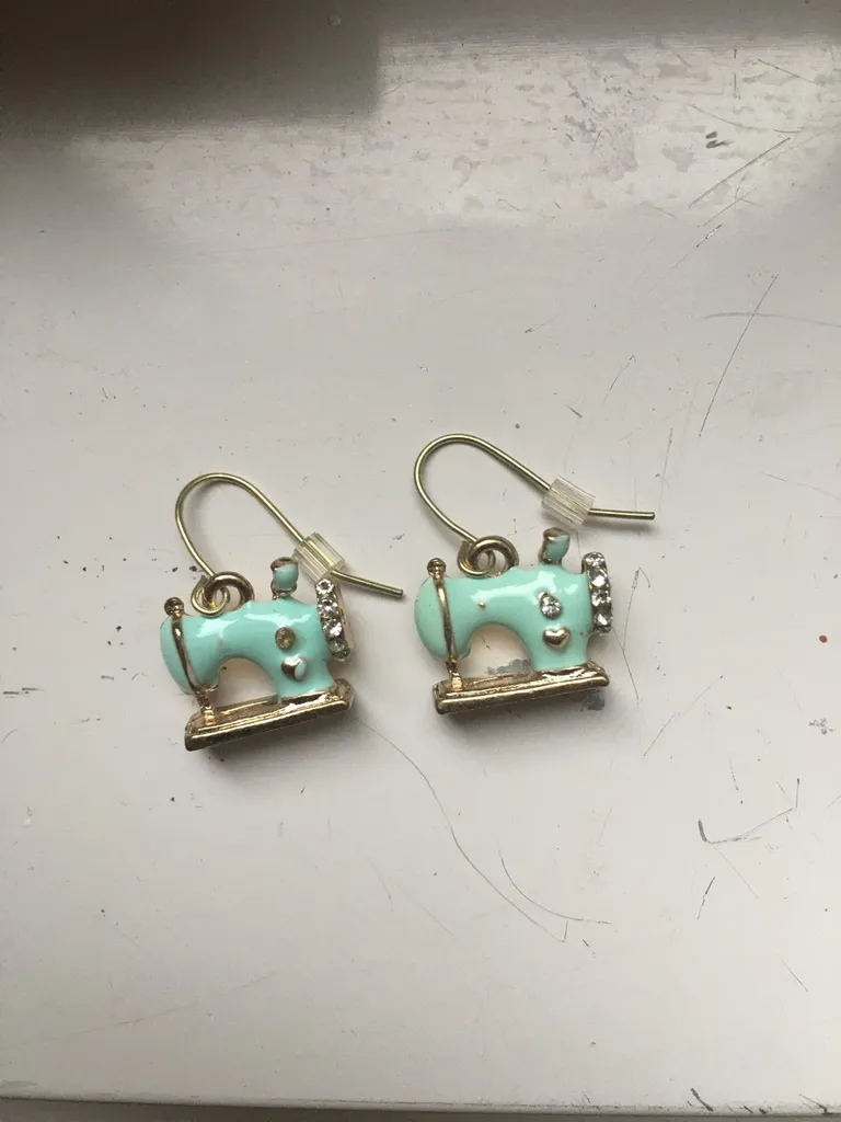 Sewing Machine Earrings photo 1