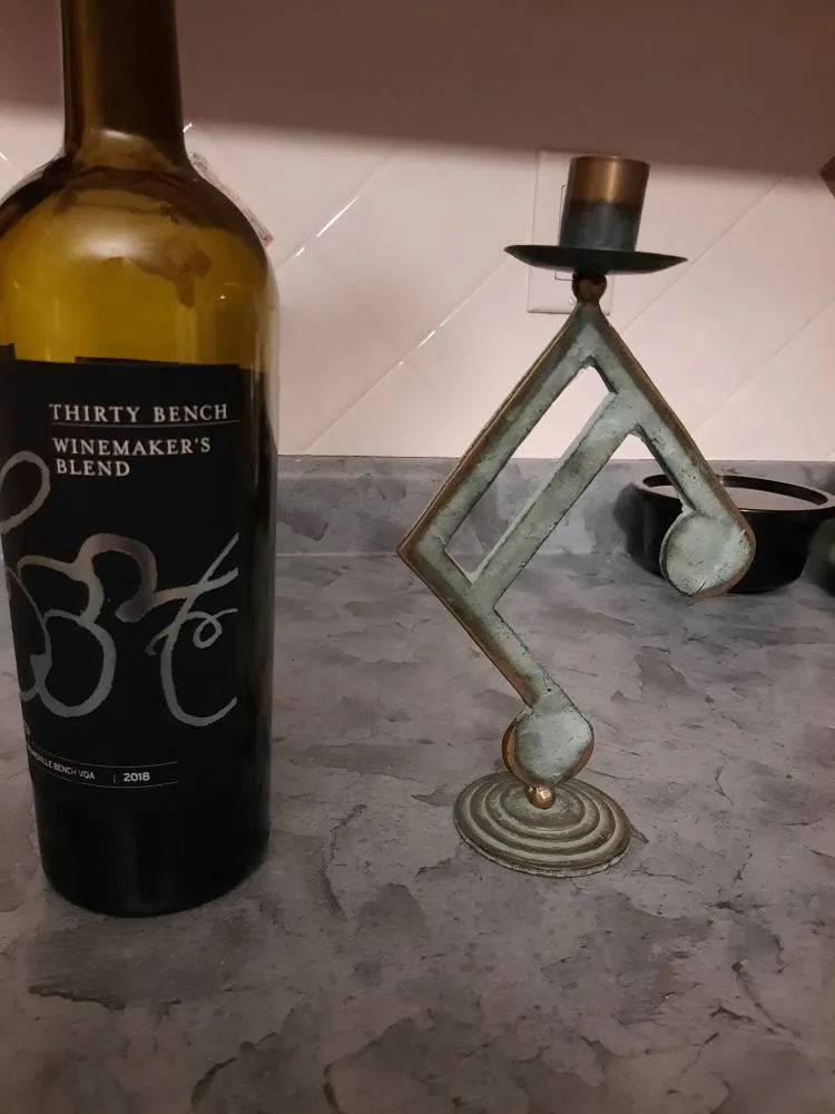 Music Note Candle Holder photo 1