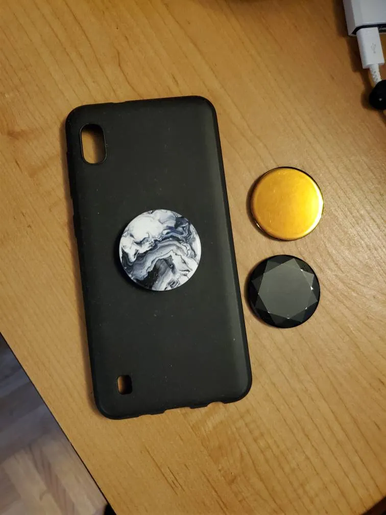 FREE Samsung A10 Case With 3 Interchangeable Pop Sockets photo 1