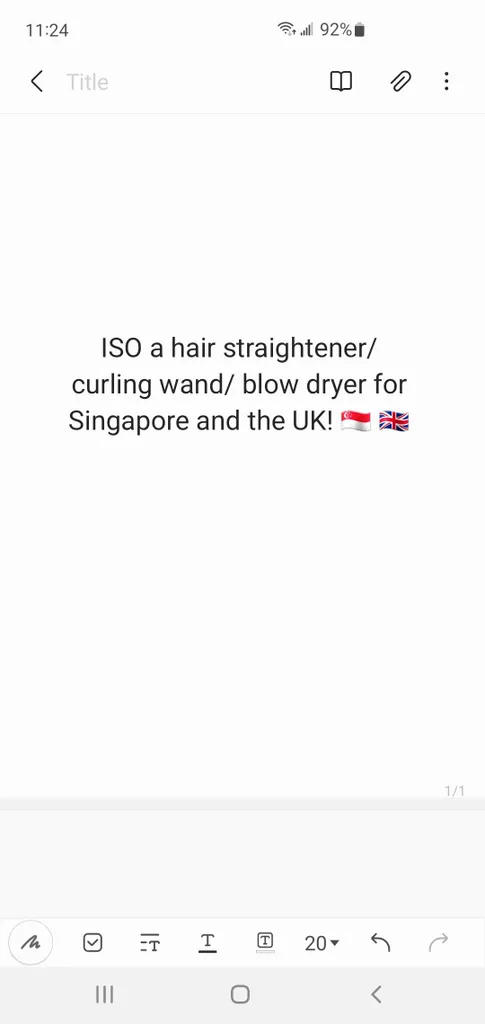 Iso A Hair Straightener/curler/blow Dryer For Singapore/uk photo 1