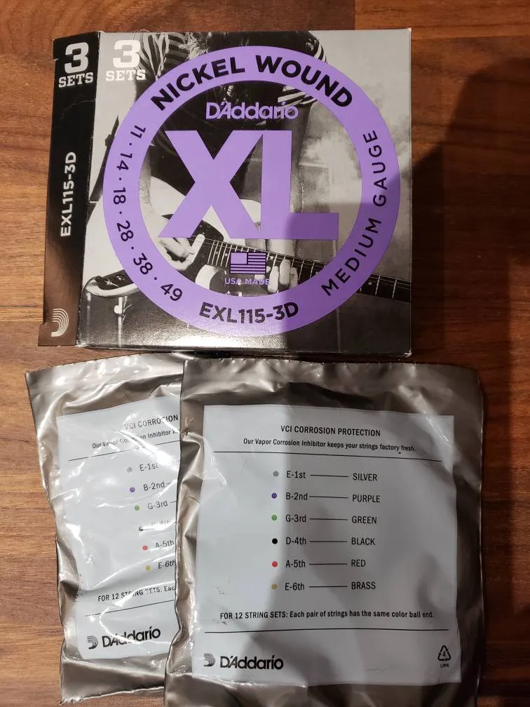 Daddario Guitar Strings - 11s photo 1