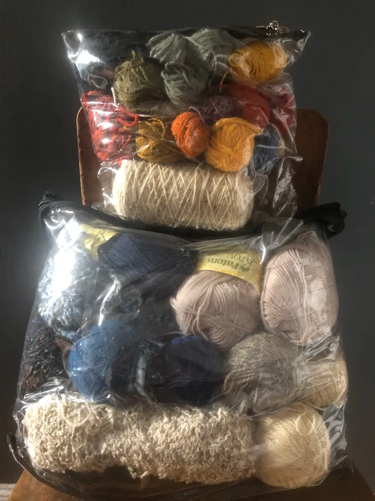 Two Bags Full Of Yarn photo 1
