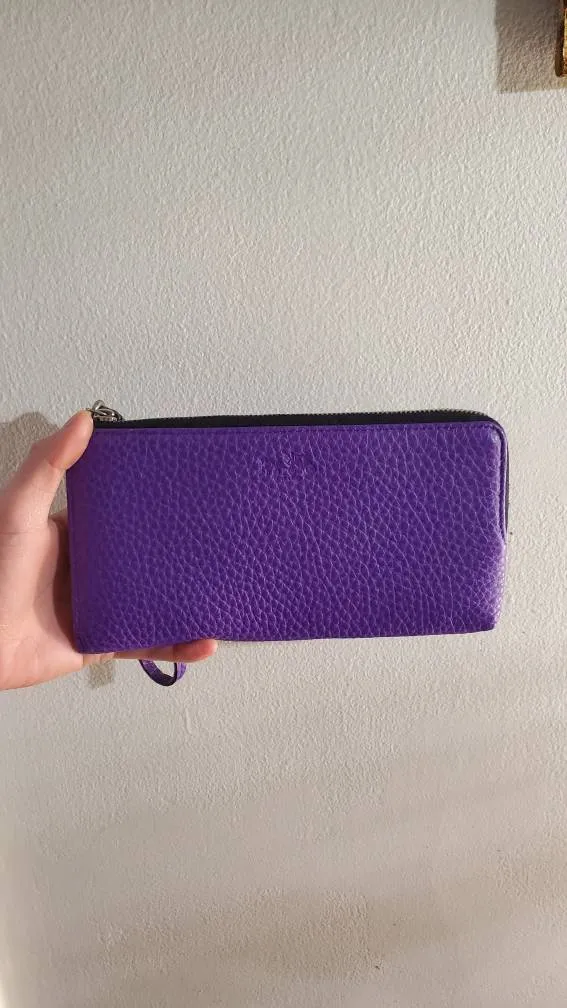 Purple Coach Clutch photo 1