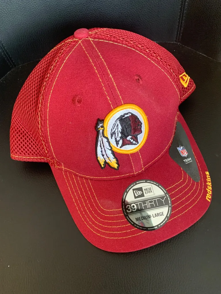 New Era brand new washington redskins baseball cap hat medium... photo 1