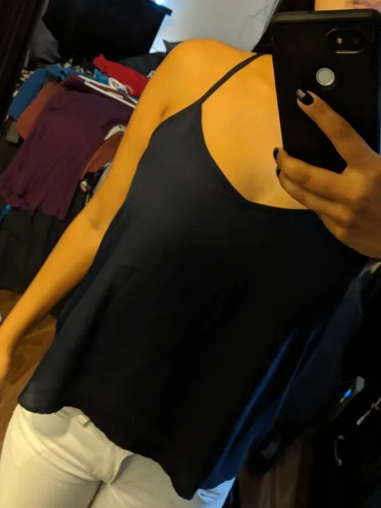 Hollister Navy Top XS photo 1