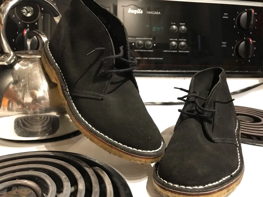 Black Suede Desert Boots photo 1