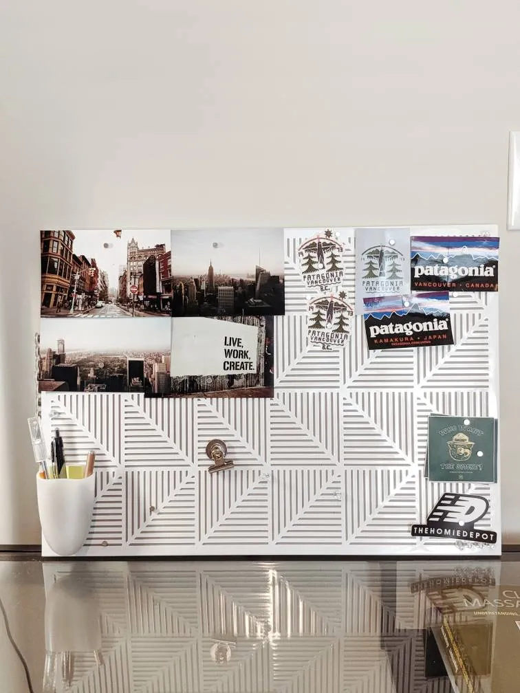 UMBRA Triagon Magnetic Bulletin Board photo 1