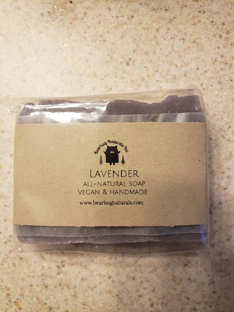 Natural Lavender Bar Soap photo 1