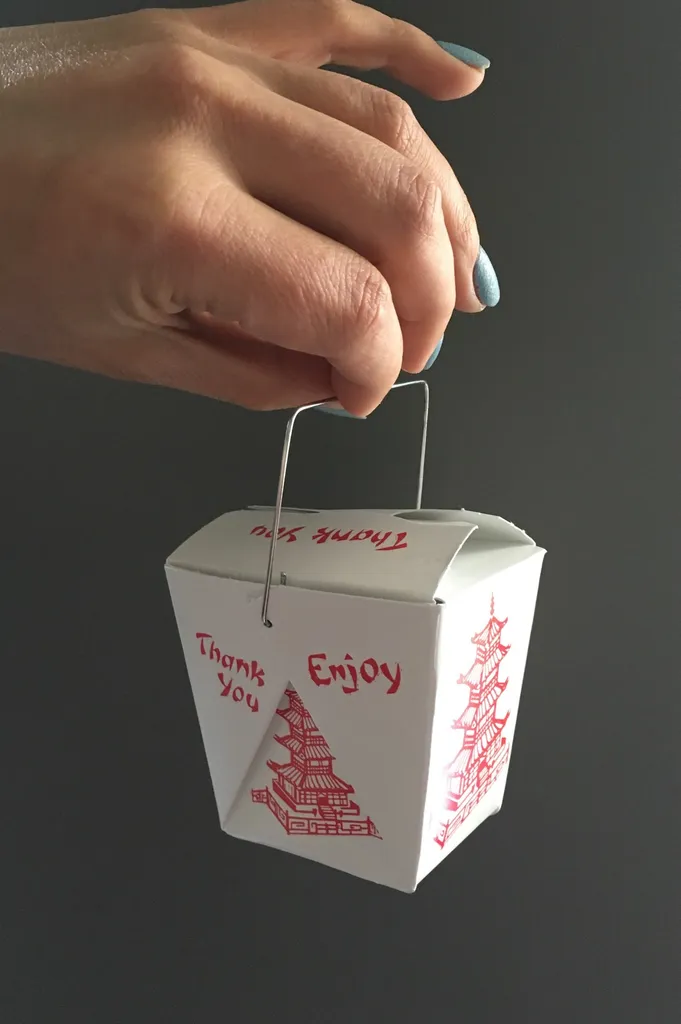 x350 BNIP Take Out Delivery/ Favour Boxes Pails With Wire Han... photo 1