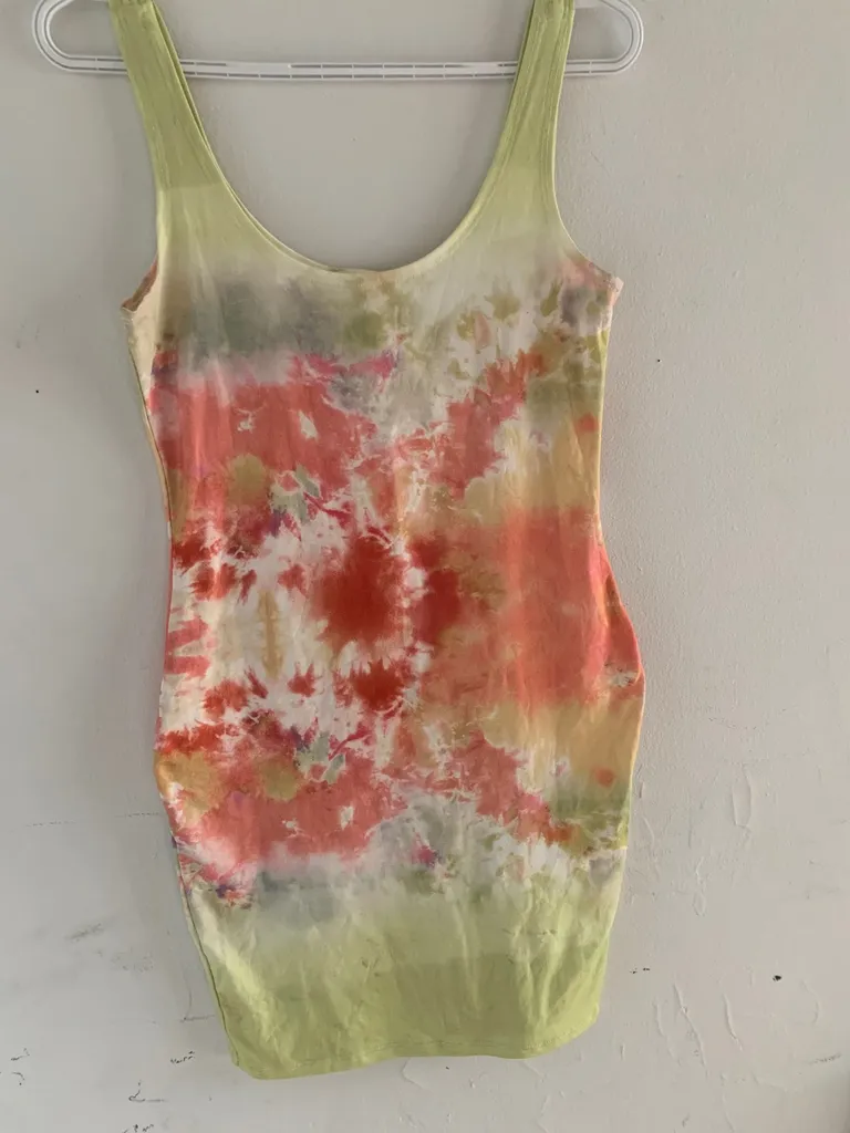 Tie-Dye Bodycon Dress photo 1