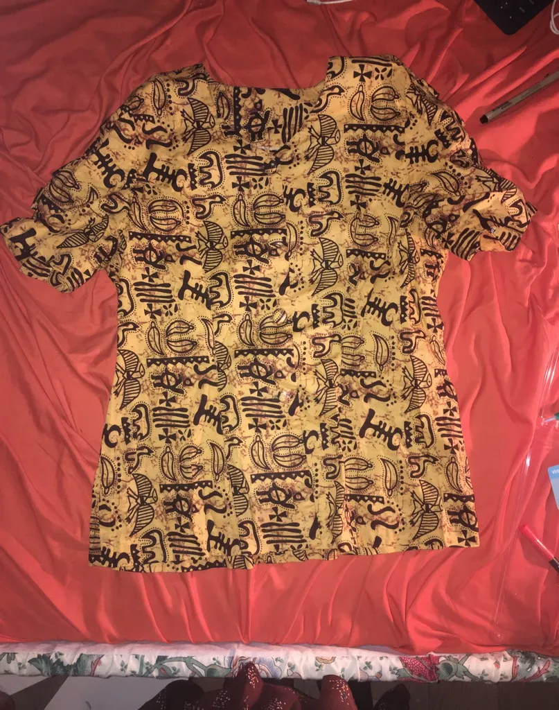 Patterned Cotton Blouse photo 1